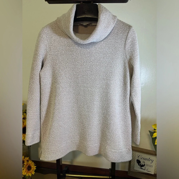 LOFT Sweaters - Loft women’s size L Long sleeve cowl neck sweater 100% cotton